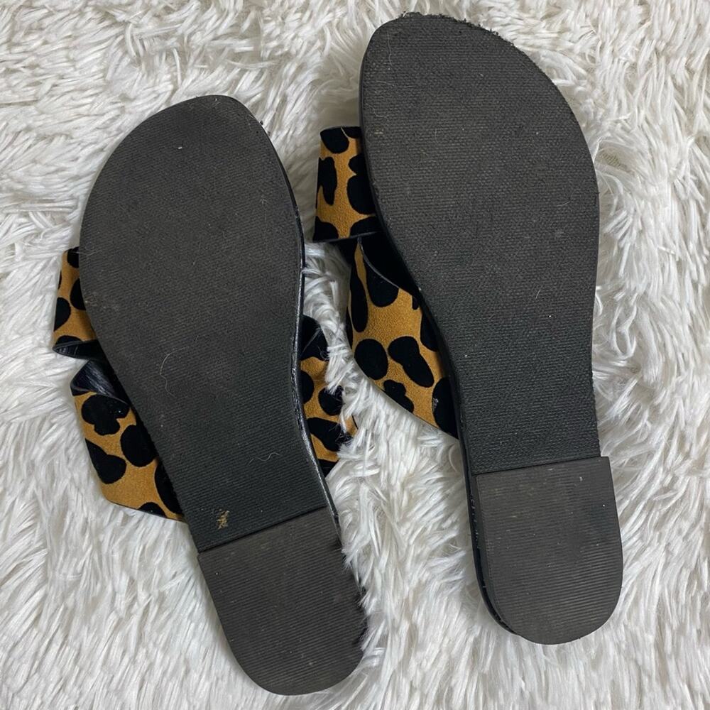 PACSUN • LA Hearts Leopard Crisscross Sandals - Picture 3 of 4
